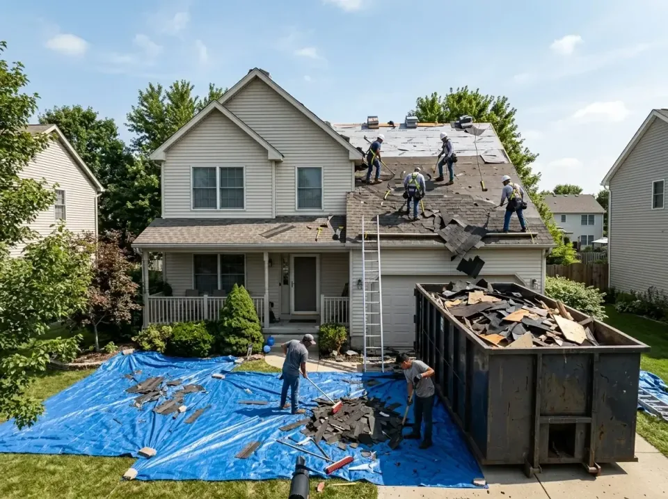 roof-replacement-debris-remova-004 — frequently asked questions, Cheapest Dumpster Rentals in Myrtle Beach, SC